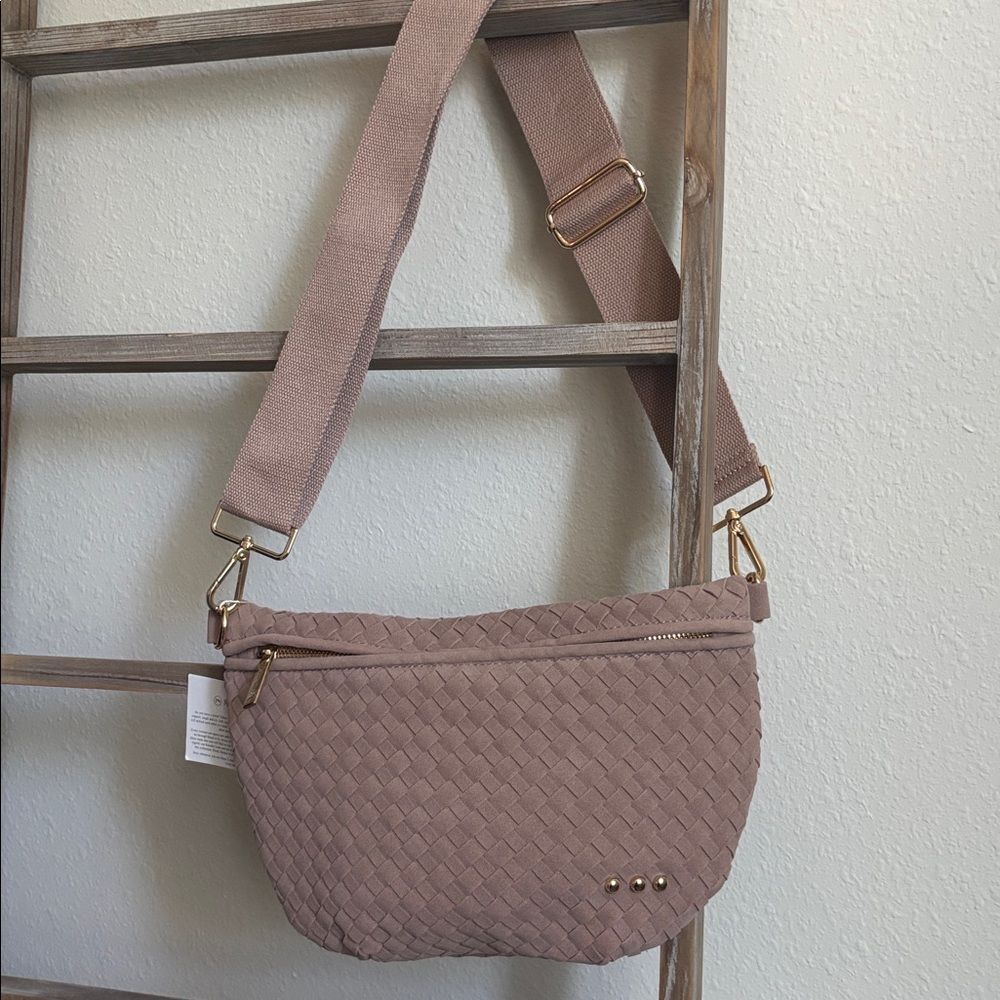 Pretty Simple Westlyn Bum Bag -Suede Dusty Primrose - Picture 3 of 5